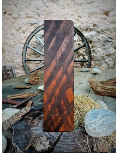 Carnet de poésie en cuir - Pièce...